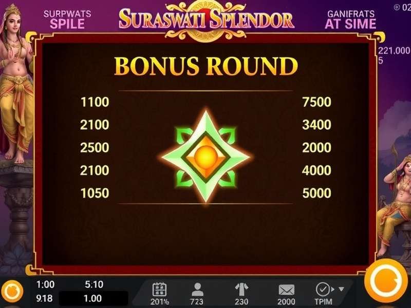 Saraswati Spin Splendor Game Interface